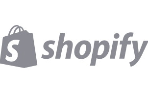 Shopify Logo Grey